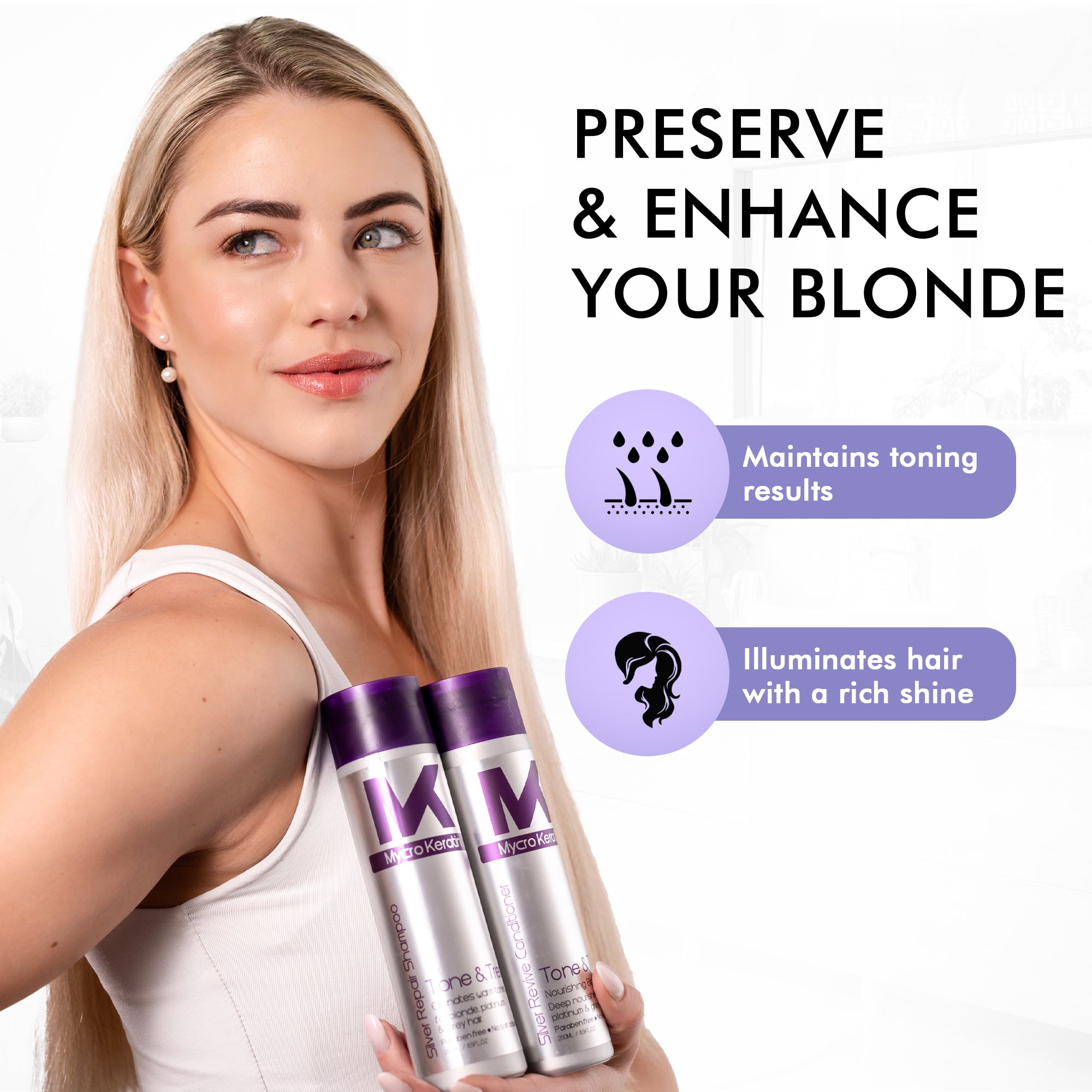 Tone & Treat Silver Shampoo & Conditioner