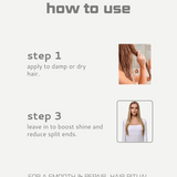 Keraxir serum smooths hair, repairs damage, adds shine, tames frizz, and protects from UV damage effectively