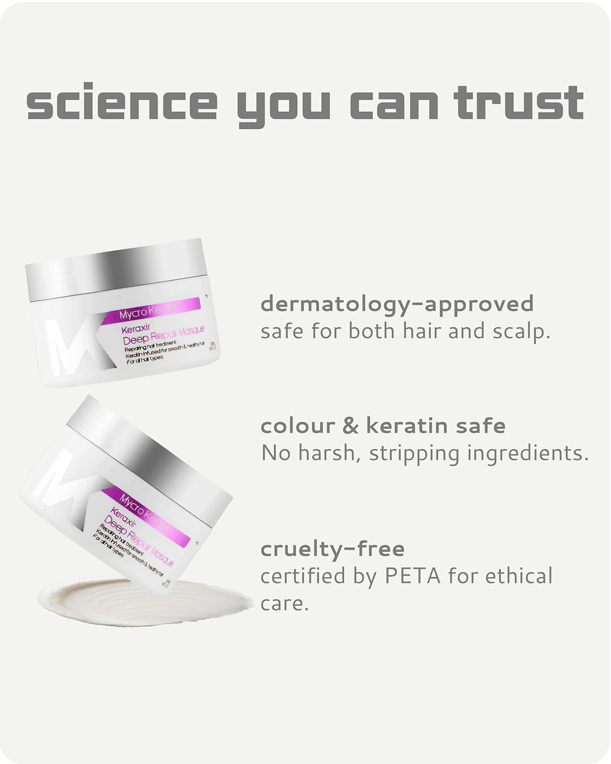 Keraxir Masque for deep repair, smoothing mask enhancing shine and hair health