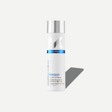Keratin hair care product bottle on a white background
