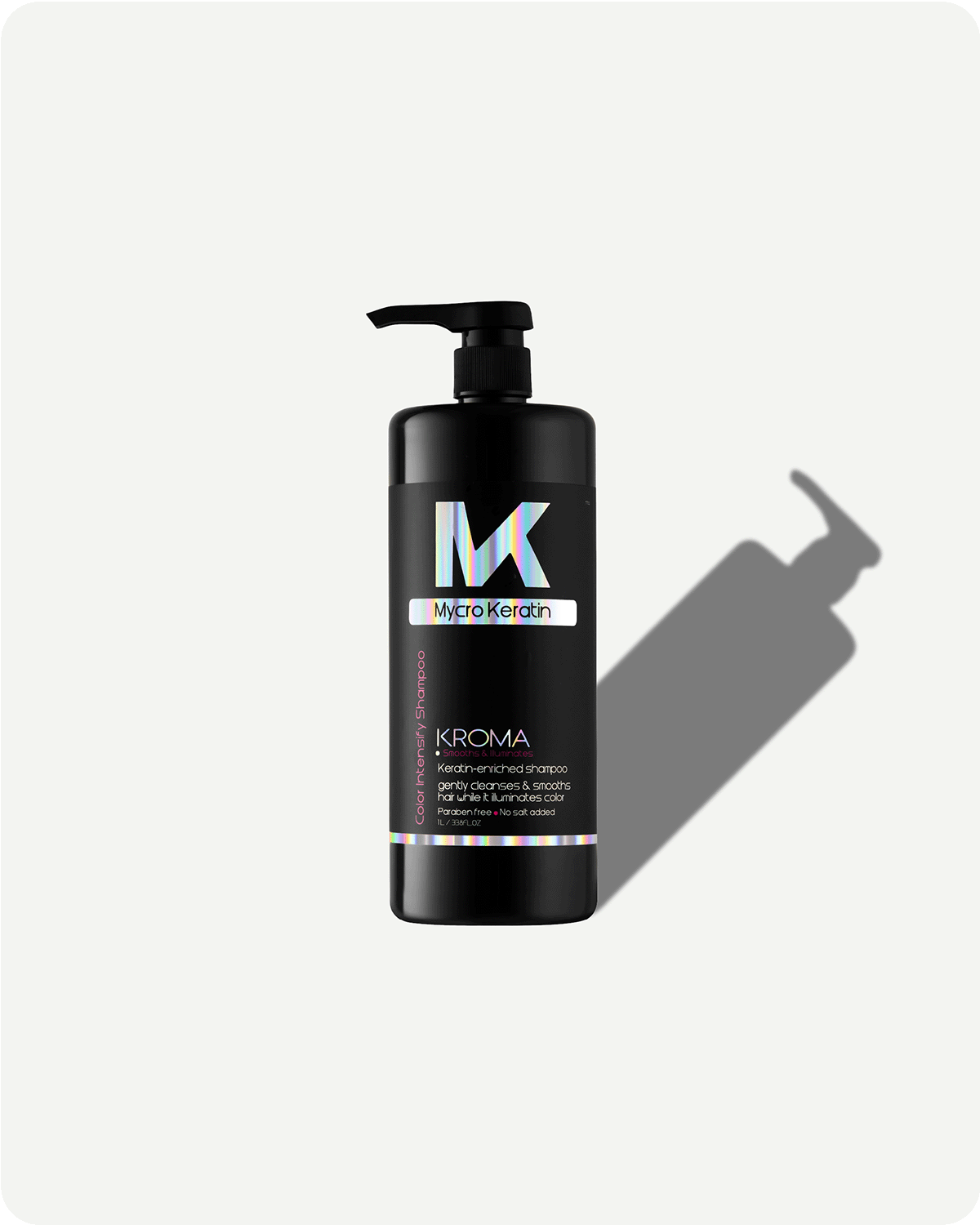 Kroma shampoo for color protection keeps hair lustrous and vibrant