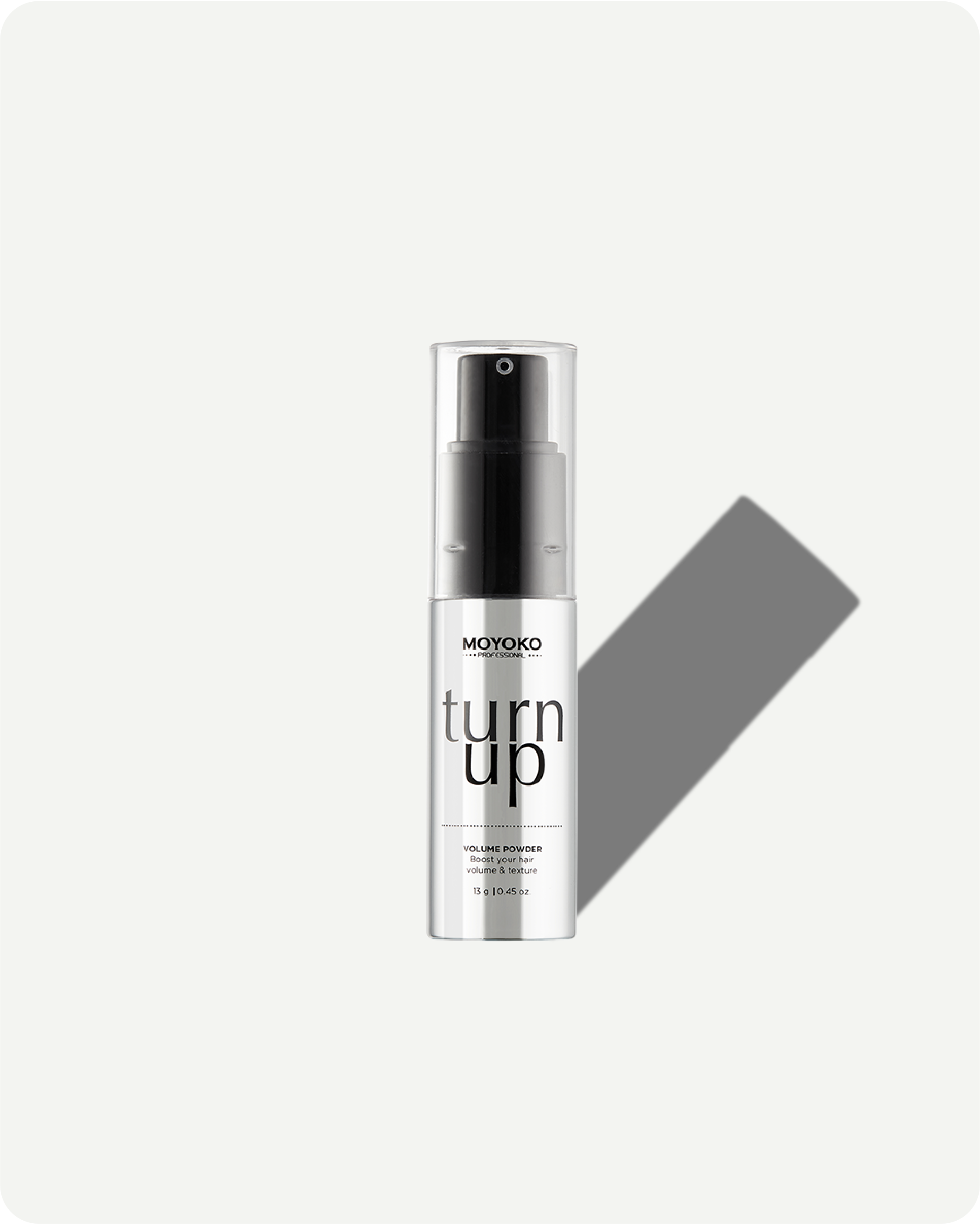 Turn Up Volume Powder providing incredible texture and a residue-free finish for perfect hair styling